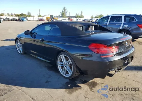 2014 BMW 640 I z USA, uszkodzony, nr VIN WBALW7C59EDX59092